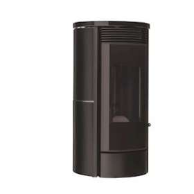 Habillage rond céramique noir pour poêle à granulés de bois PPA 6|De Dietrich-DDQ7647778