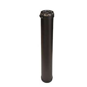 Elément droit D 80/130 mm, long. 1000 mm ventouse pour poêle granulés de bois|De Dietrich-DDQ7607219