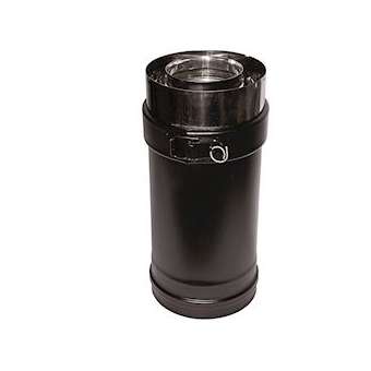 Elément droit D 80/130 mm, long. 250 mm de ventouse pour poêle granulés de bois|De Dietrich-DDQ7607221