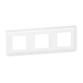 Plaque de finition horizontale Mosaic pour 3x2 modules blanc|Legrand-LEG078806L