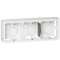 Cadre Mosaic pour 6 modules montage horizontal - profondeur 40mm