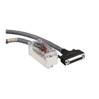 Modicon X80 - cordon - connecteur 28 contacts - connecteur SUB-D25 - 3m|Schneider Electric-SCHBMXFTA300