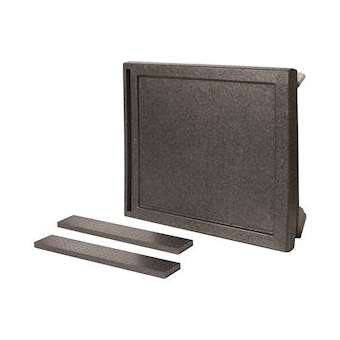 Plaque isolation arrière pour MCA 160|De Dietrich-DDQ7631858