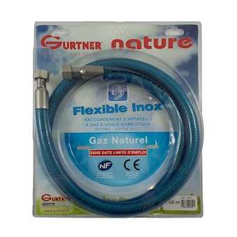 FLEXIBLE INOX GN 1m NF Blister|Gurtner-GUR18513