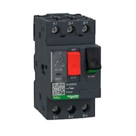 TeSys GV2ME - disj. moteur - 2,5..4A - 3P 3d - déclencheur magnéto-thermique|Schneider Electric-SCHGV2ME08