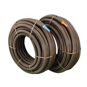 Tube PER Gainé isolé Rouge 25x2,3-50m|Comap-CMPB642007001