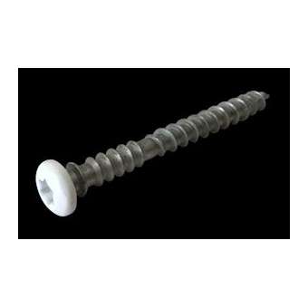 Boite 100 vis tete thermo-laquee blanc 6x60mm|Nicoll-NCLVI60B