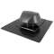 Chapeau ventil.platine ardoise d.100 antrh.