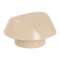 Chapeau ventilation sans/moust. d.100 sable