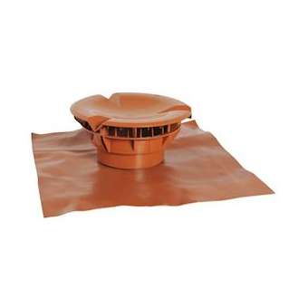 Chapeau aerauli+collerette d160 terracotta|Nicoll-NCLVXE16T