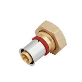 VSH MultiPress laiton raccord écrou-libre FF 40xG2|Aalberts Integrated Piping Systems BV-IPH3824001