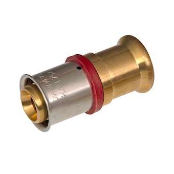 VSH MultiPress bronze raccord droit XPress FF 16x15|Aalberts Integrated Piping Systems BV-IPH3824304