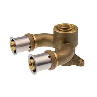 VSH MultiPress laiton culasse à passage FFF 16xG1/2x16|Aalberts Integrated Piping Systems BV-IPH3824271