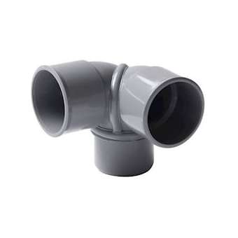 Coude double d'equerre mf 87'30 d.40|Nicoll-NCLCEH88MF