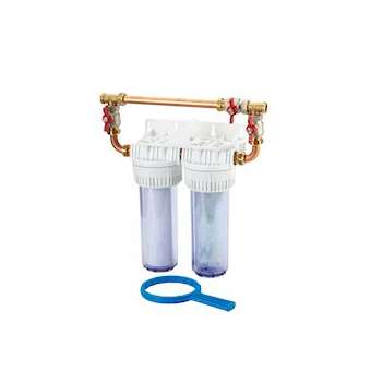 Combiné complet polyphosphates 9'3/4, raccordement 3/4' (avec bypass)|Comap-CMPQ112001001