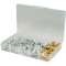 Organiseur standard 5 compartiments transparent 190 x 115 x 30 mm