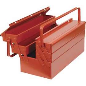 Caisse à outils métal 450 x 200 x 200 mm|Bizline-BIZ700107