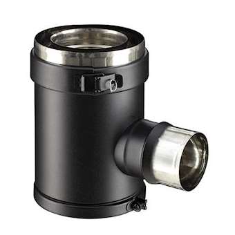 TE 80/130PGI POELE GRANUL BOIS Couleur: NOIR GRA - RAL 9030 TE 80/130 PGI|Poujoulat-PJT370807509030