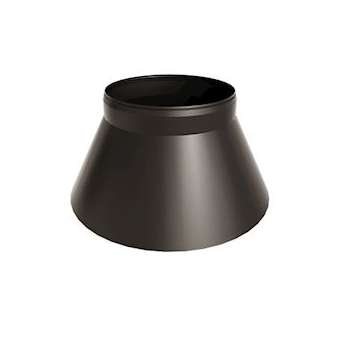 COLLERETTE DE SOLIN 80 G.A Couleur: NOIR - RAL 0323 COLLER 80 G.A|Poujoulat-PJT17080549323