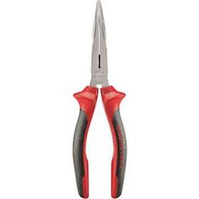 Pince à becs demi-ronds longs coudés 200 mm isolée 1000 V|Bizline-BIZ790032