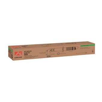 Kit terminal horizontal Rolux Renofit + Cde 87DEG condensation 60/100 - 60/100|Ubbink-UBB229411