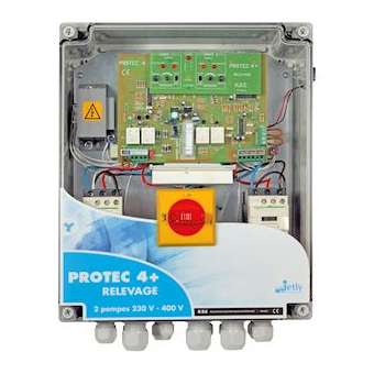 COFFRET POUR 2 POMPES DE RELEVAGE BI-TENSION PROTEC-4+ - 12A|Jetly-JTY474021