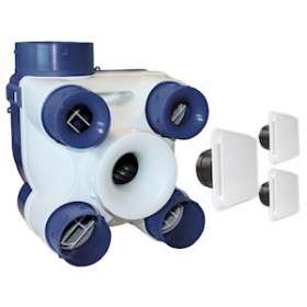 Kit VMC standard, pour l'habitat pavillonnaire du T1 au T7 jusqu'à 4 sanitaires|S&P France ( Unelvent )-UNE604141