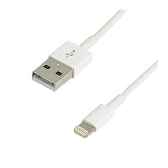 Cordon USB 2.0 A M/Lightning M - 480 Mbps - 2.4A - licence Apple MFI -blanc - 1m|Erard-EAD8335
