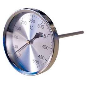 THERMOMETRE POUR GAZ ET FUMEE CADRAN 0 / 500DEG|Thermador-TMRTGAZ