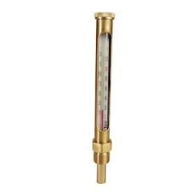 THERMOMETRE VERTICAL DROIT L.160 PLONGEUR 45 - ECHELLE LECTURE 0 / 130DEG|Thermador-TMRTV160D