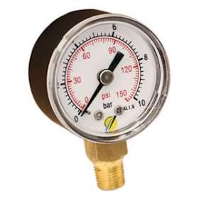 MANOMETRE SEC ABS DN40 RADIAL 1/8'G 6 BAR|Adg-AF9M40VP-6