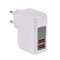 Chargeur 2 USB A F - sur secteur 230V - 5V/2.4A (Smart Charge)+1A - 17W - blanc