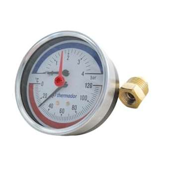 MANOTHERMOMETRE 80 AXIAL - AVEC DOUILLE 1/2 M|Thermador-TMRMTA