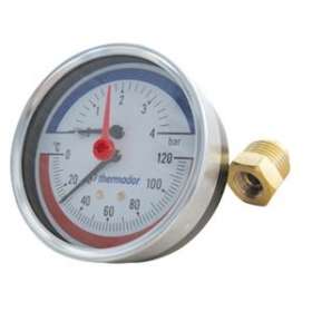 MANOTHERMOMETRE 80 AXIAL - AVEC DOUILLE 1/2 M|Thermador-TMRMTA