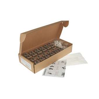 Lot de 24 noyaux sans outil RJ45 blindé CAT6A Ed2.2 4PPOE|Gigamedia-GGMPRJC6A10G24