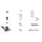 Kit cheminee flex raccordement perpendiculair d110