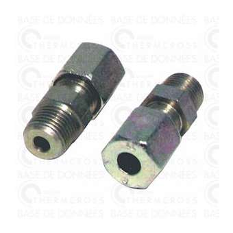 Raccord à bague droit M1/4' x tube 8mm|Diff-VLL602388