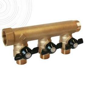 Collecteur portee plate vannes bs 3/4' 3s|Ayor Water and Heating Solutions-SHE2746-03-20
