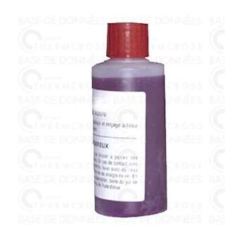 Flacon liquide rouge AWS 10 (densité 0.87)|Diff-VLL902390