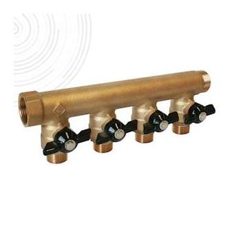 Collecteur portee plate vannes bs 3/4' 4s|Ayor Water and Heating Solutions-SHE2746-04-20