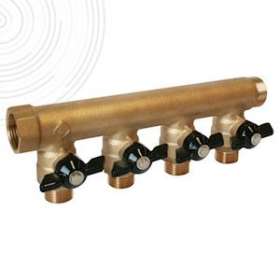 Collecteur portee plate vannes bs 3/4' 4s|Ayor Water and Heating Solutions-SHE2746-04-20