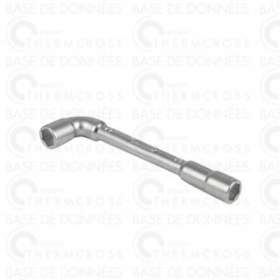 Clé à pipe débouchée 6mm|Diff-VLL902572