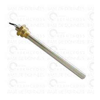 Bougie avec raccord fileté de 3/8' 300W 148mm|Diff-VLL150008