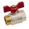 VANNE MALE/FEMELLE LAITON MANETTE PAPILLON 3/4'