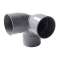 Coude double d'equerre mf 87'30 d.100