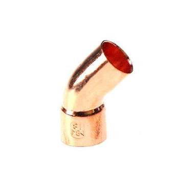 Coude 45Ø Mâle-Femelle cuivre 22 40CU|Ibp internation bulding produits-IBP5040022000000