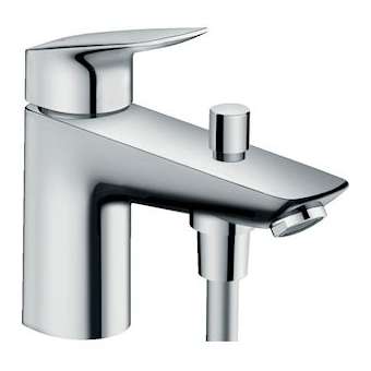 Mitigeur bain/douche C2 monotrou avec cartouche à 2 vitesses chromé|Hansgrohe-HA371315000