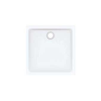 Receveur de douche carré Geberit Renova à poser / à encastrer: 90 x 90 cm, Blc|Geberit-GBR00724800000AG3