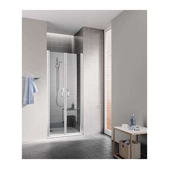 Paroi 2 battants CADA XS CCPTD L90 2M argent poli v.clair|Roth france-OTH1403027768