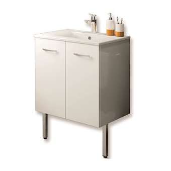 Sous-vasque PRIMO L600 2 portes - Blanc Brillant|Neoform industries sas-UIDA2310976